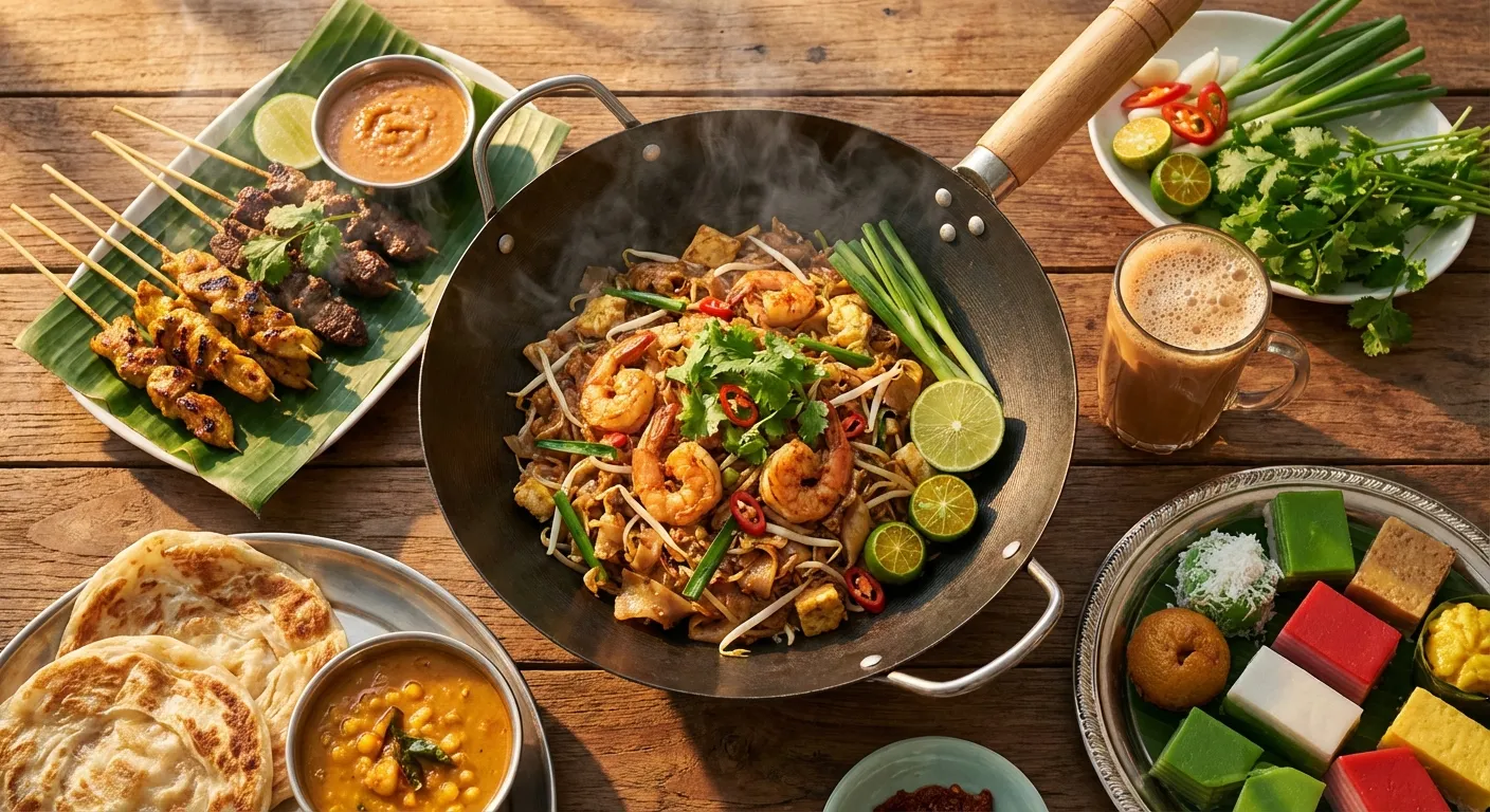 Professional social media feed with food photography for a Malaysian cafe